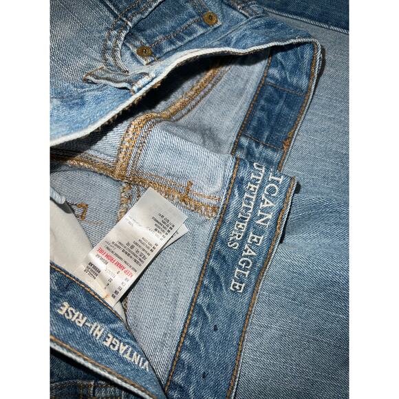 American Eagle Vintage Hi Rise Jeans Size 0 - Picture 3 of 3